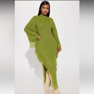 Fashion nova sweater maxi dress